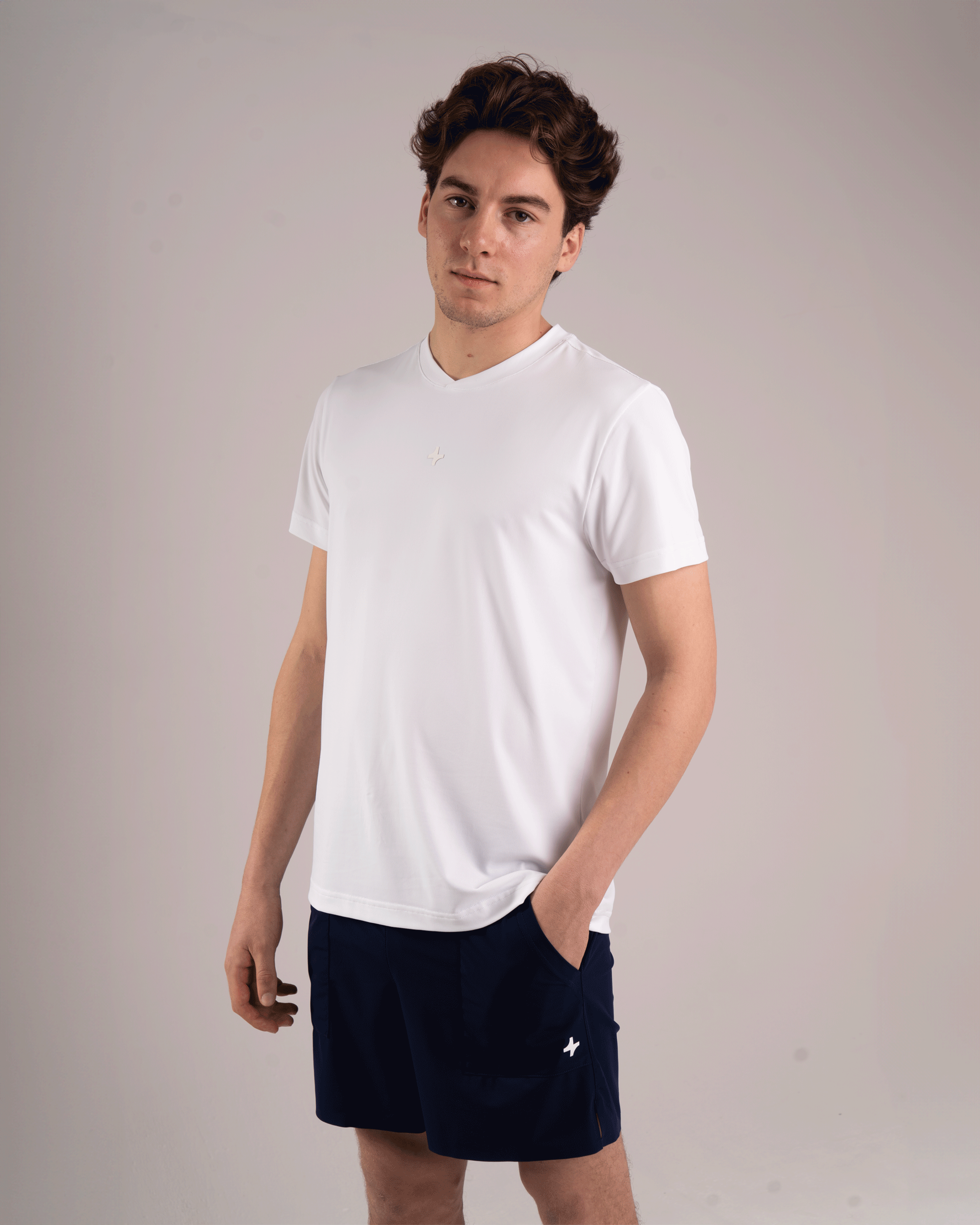 Performance Tee V.2 – White | Men's Technical Sport T-Shirt – One