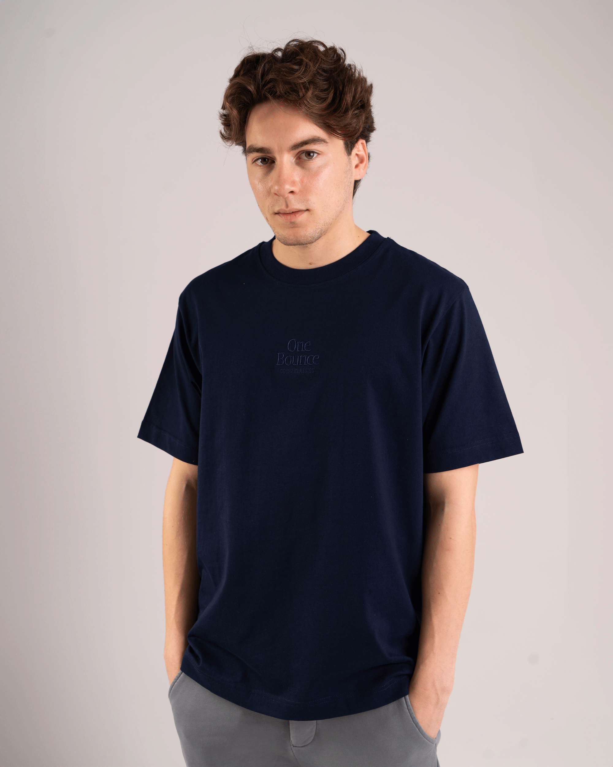 MEN´S COURT CLASSICS OG TEE - NAVY
