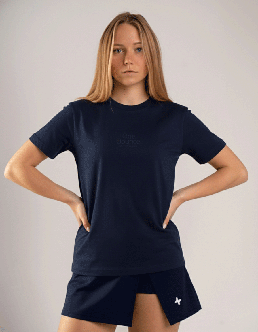 WOMEN'S COURT CLASSICS OG TEE - NAVY