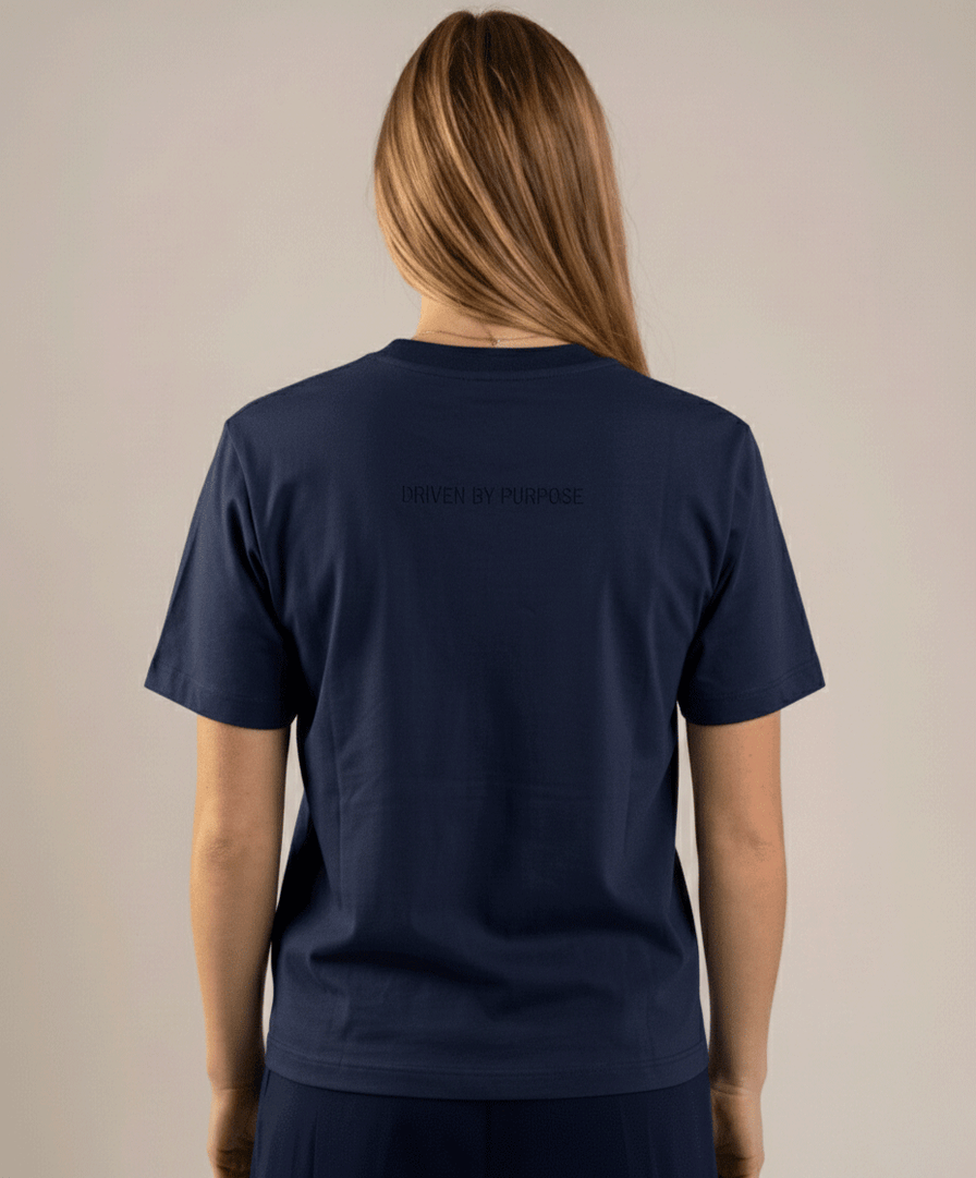 WOMEN'S COURT CLASSICS OG TEE - NAVY