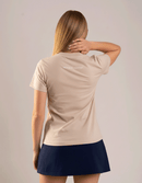 WOMEN'S COURT CLASSICS OG TEE - SAND